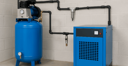 O que observar antes de montar uma rede de ar comprimido na obra?